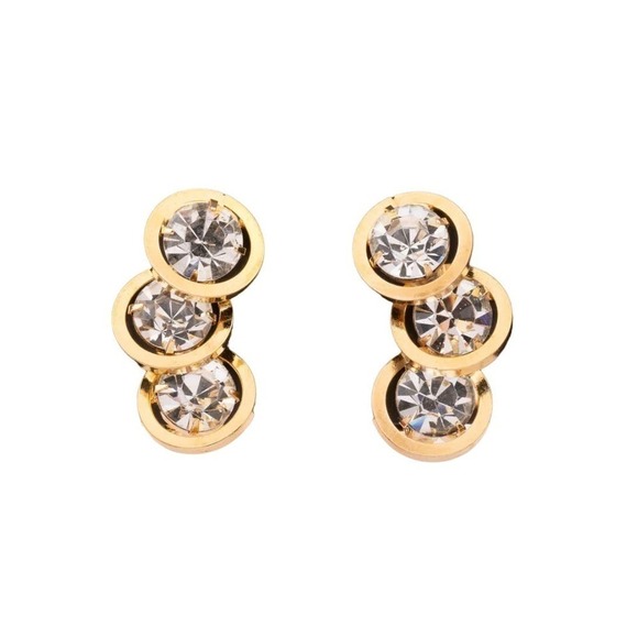 Judy Lee Jewelry - Beautigul gold-plated vintage ear clips by Judy Lee